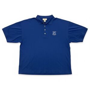 Cutter and Buck Golf Polo Shirt Rivertowne Country Club Mens XL Dark Cobalt